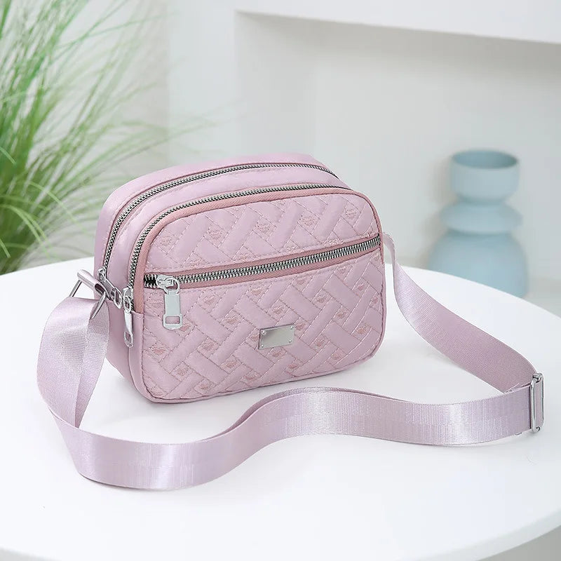 Casual Women's Small Square PU Leather Crossbody Messenger Bag | Fashion Lightweight Underarm Shoulder Handbag (Bolso Mujer) Luxegan