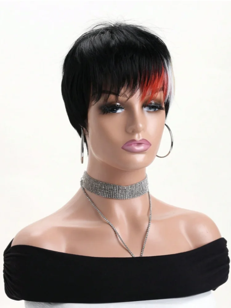 Luxury 26 Inch Kinky Straight Headband Human Hair Wig | Glueless Machine Made Natural Look Wig Luxegan