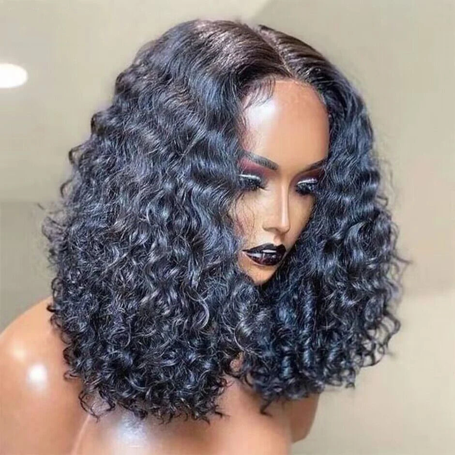 Wear & Go Glueless Water Wave Wig | 180% Density Pre-Cut HD Lace Front Brazilian Human Hair (Pre-Bleached Knots) Luxegan