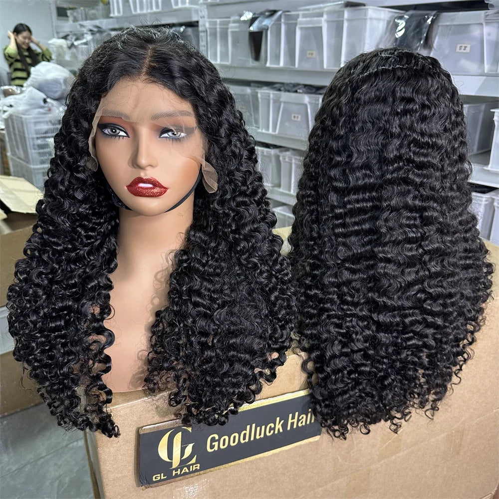3C 4A Burmese Curly HD Lace Frontal Wig | 250% Density Remy Human Hair Luxegan