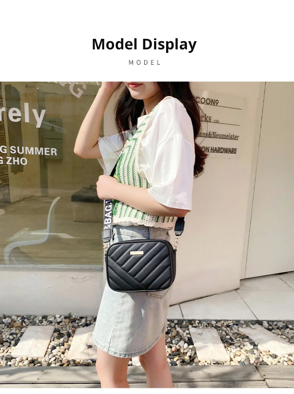 High-Quality PU Shoulder Bags for Women | Simple Crossbody Casual Messenger Bag & Phone Bag Luxegan