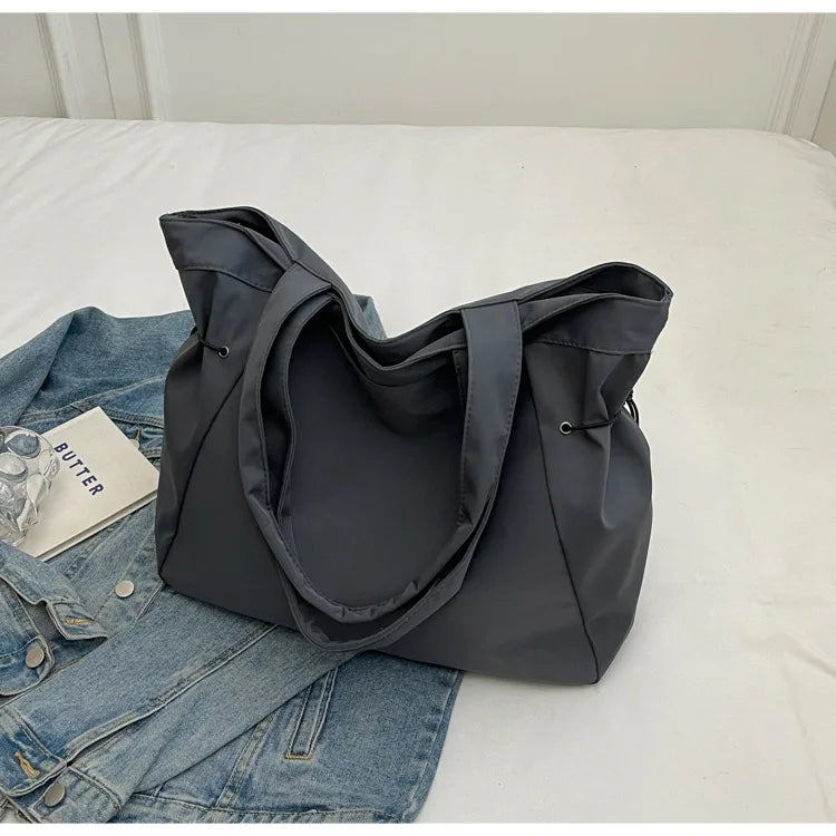 Large Capacity Casual Tote Bag | Simple Travel Handbag & Aesthetic Shoulder Bag Luxegan