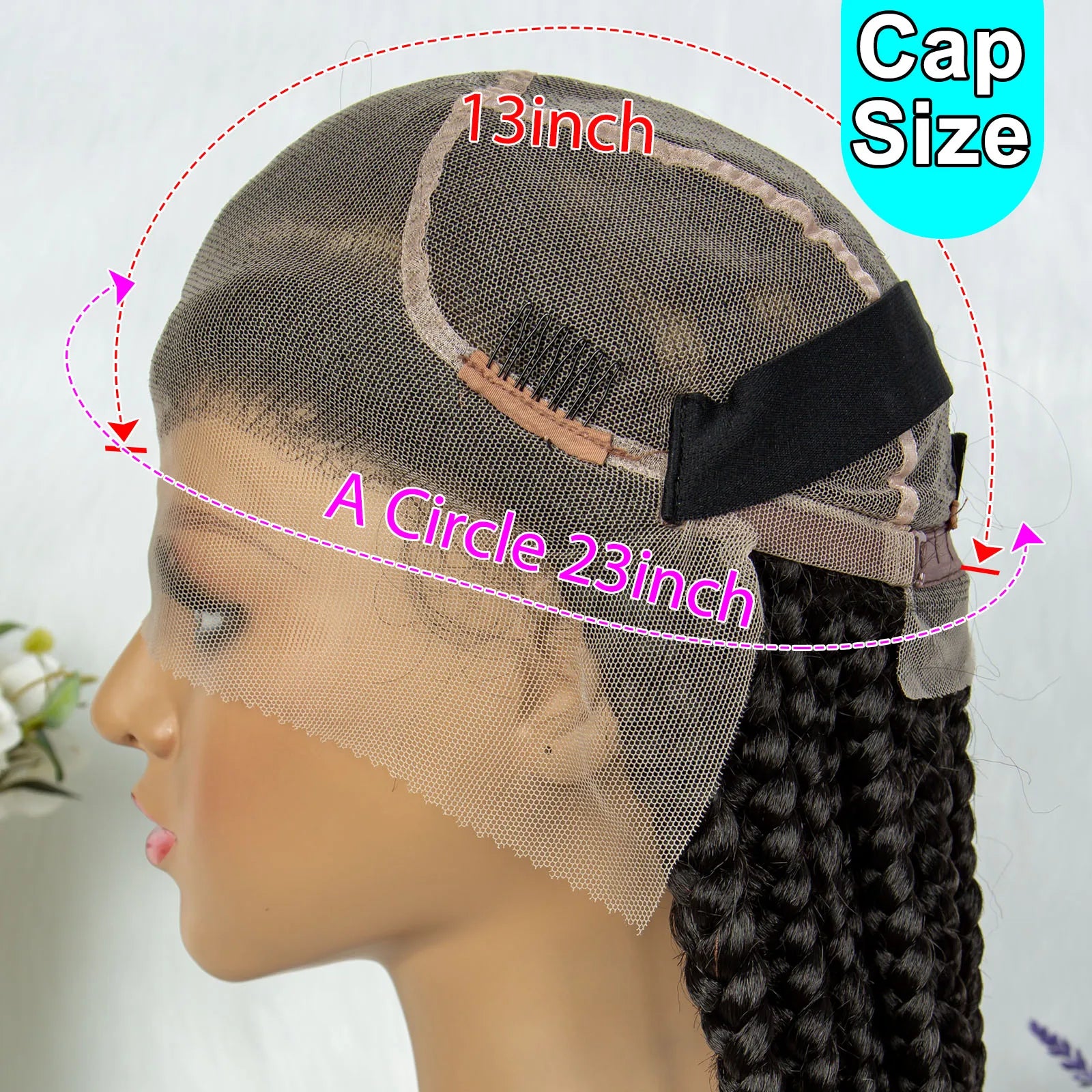 KIMA Boho Knotless Box & Twisted Dreadlocks Wig | Full Lace Luxegan