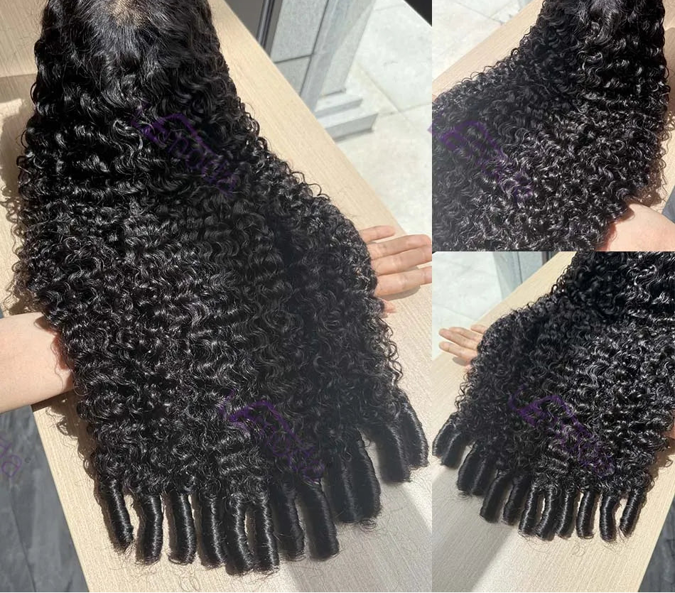 12A Burmese Curly Wig | Sophisticated 13x6 HD Transparent Full Frontal | Elegant "Spiral Pixie Curls" 100% Virgin Human Hair | "Dignified" 18–34 Inch High-Density Remy Wig for Radiant Versatile Styling Luxegan