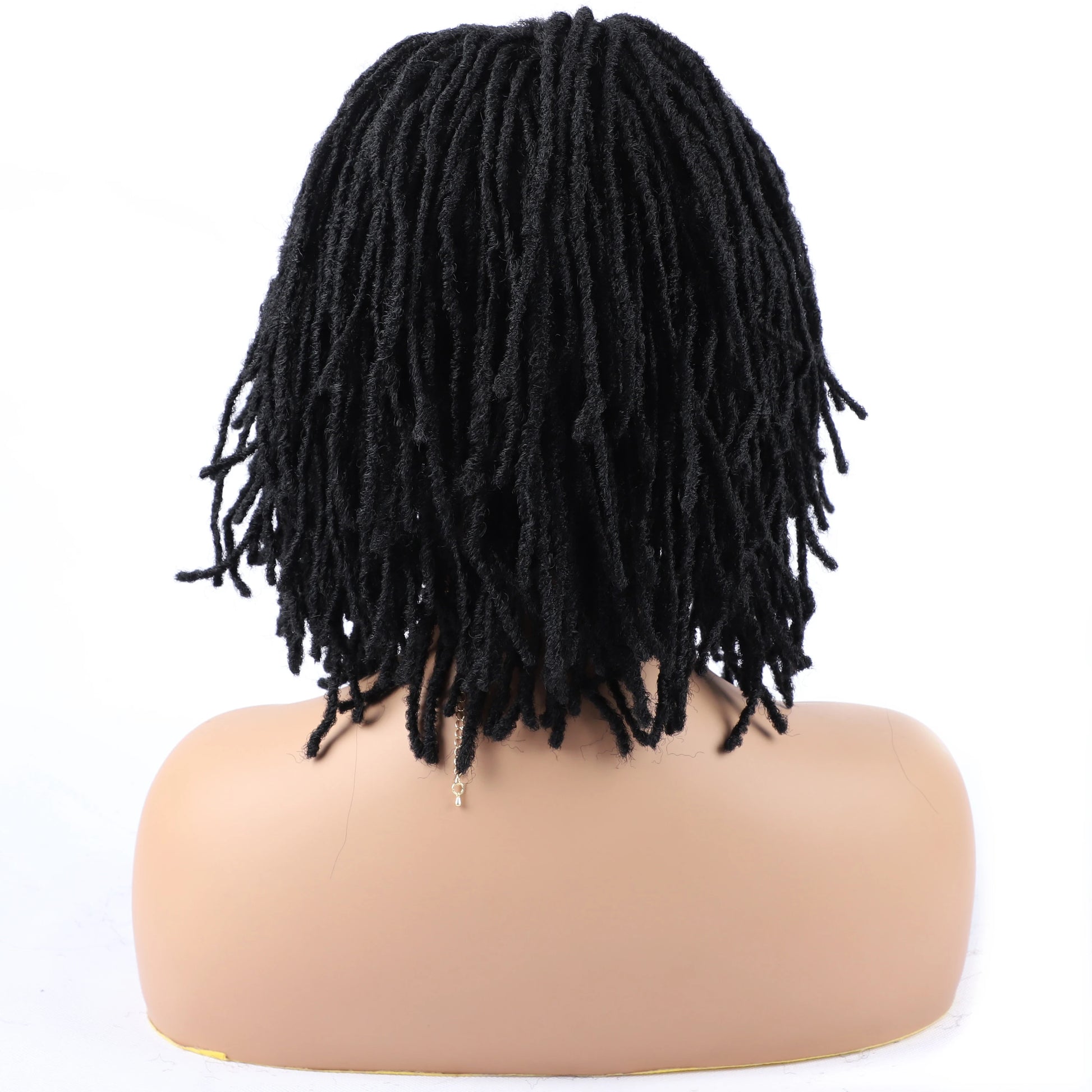 10 Inch | Short | Dreadlock Wigs For Women Synthetic | Fiber | Afro | Curly Twist Wigs
