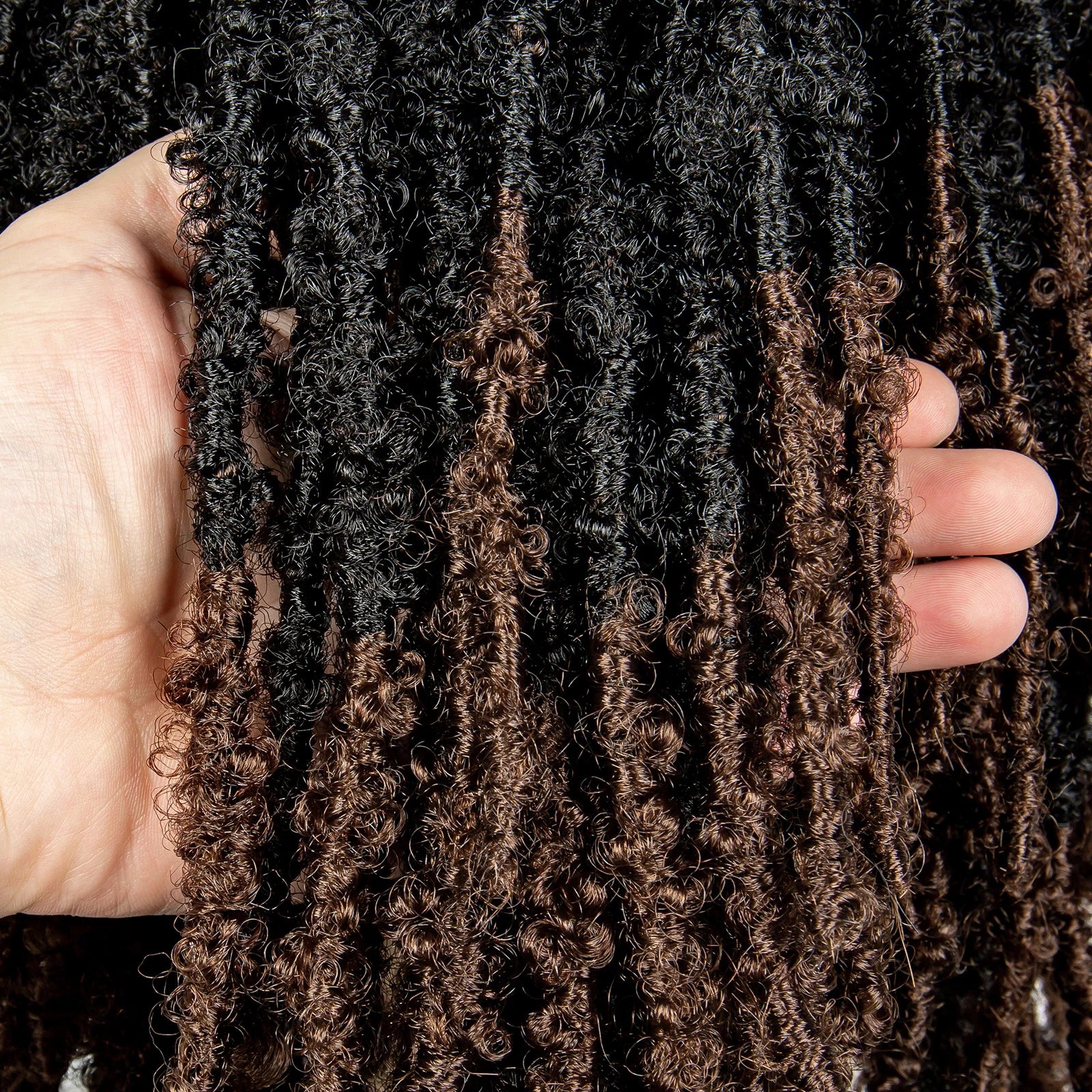 Burgundy Short Faux Locs Wig | Knotless Braids | Synthetic Lace Front | With Baby Hair | For Women