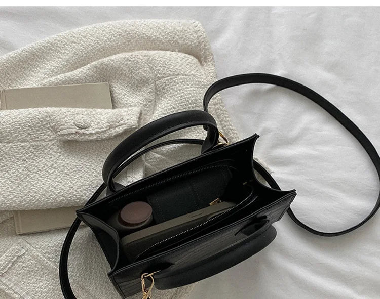 New Square Crossbody Bags for Women | Fashion Handbags & Purses & Ladies Shoulder Bag (Small Top Handle Bags) Luxegan
