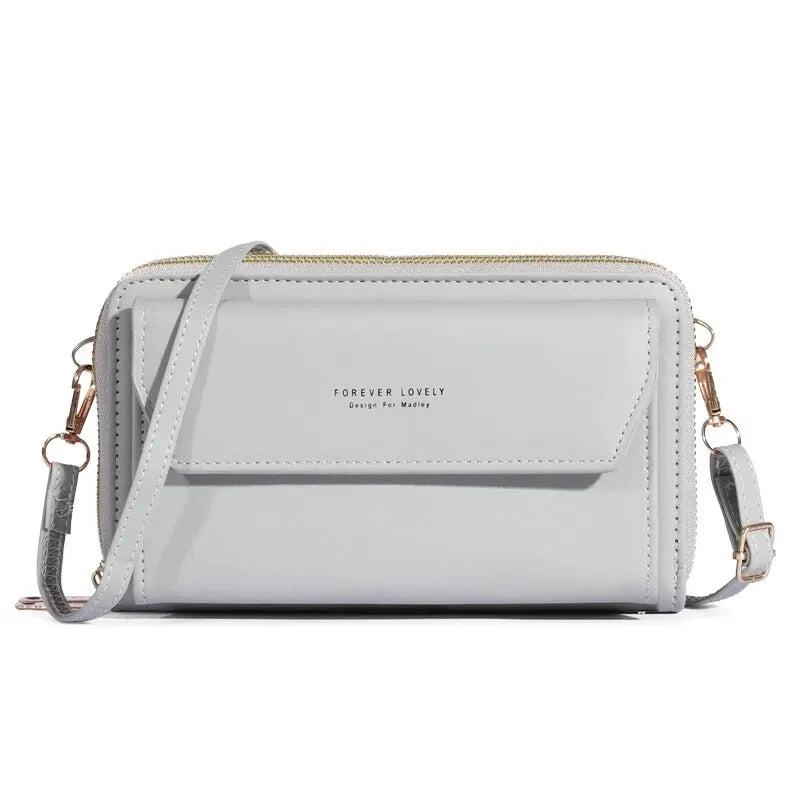 Small Hardshell Crossbody Shoulder Bag | Protective PC Cellphone Bag & Card Holder | Women’s Mini Box Purse Wallet | Durable Lightweight Travel Handbag Luxegan