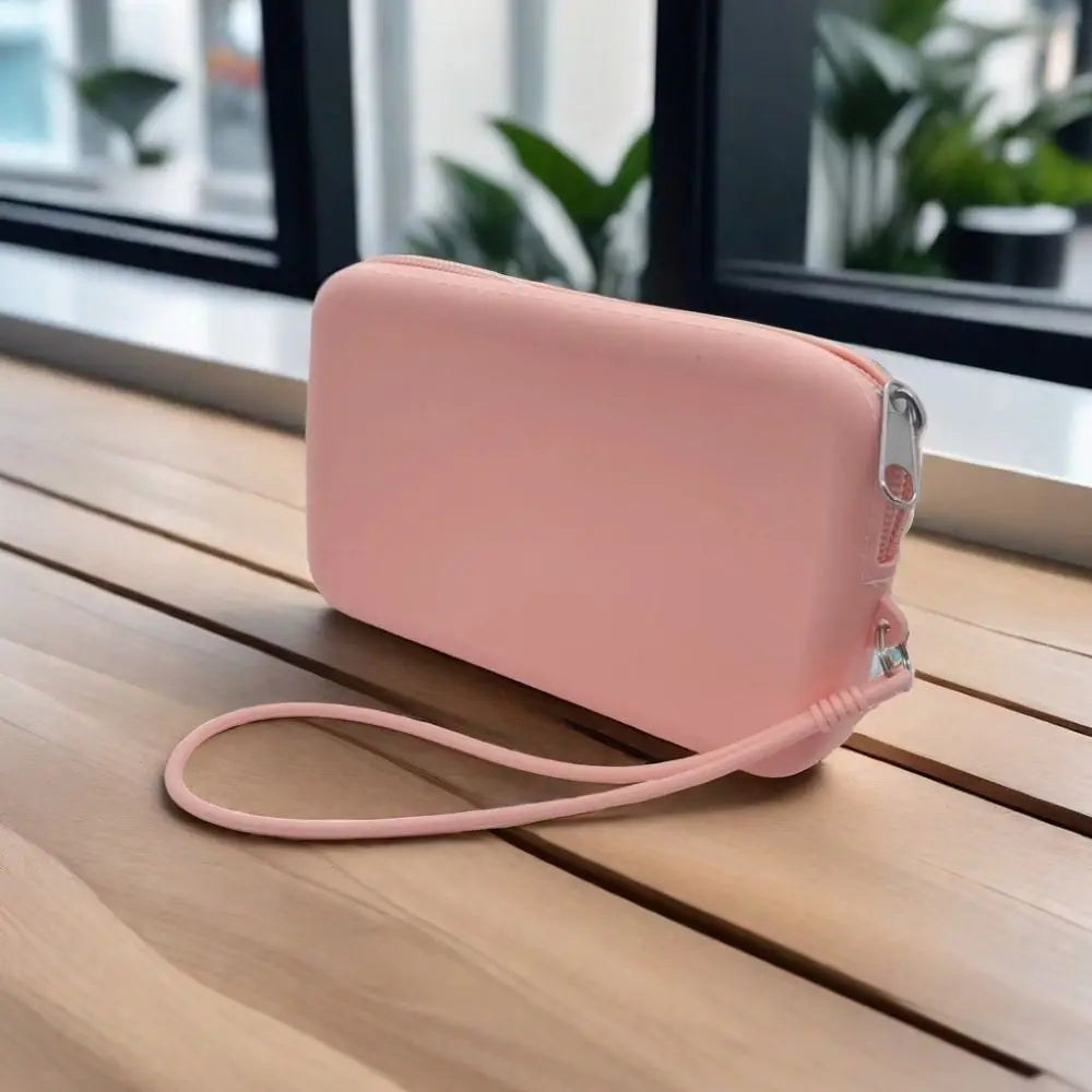Silicone Solid Coin Purse | Zipper Waterproof Small Item Bag Luxegan