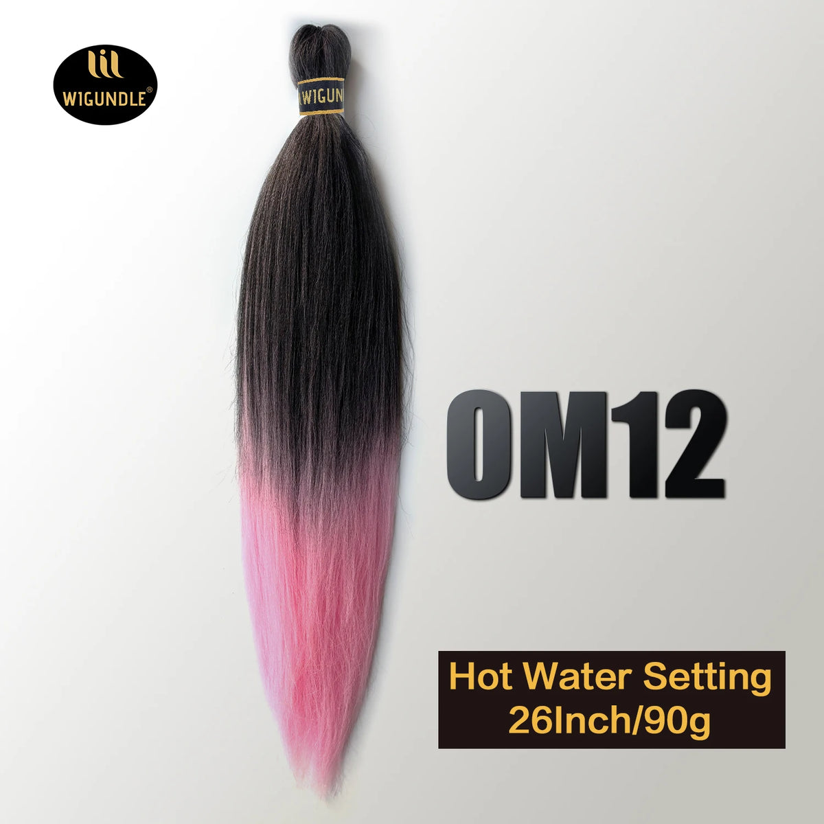 Kanekalon Pre-Stretched Jumbo Braiding Hair 26in – Kinky Straight | 90g | 49 Colors | 1 & 4 Pcs