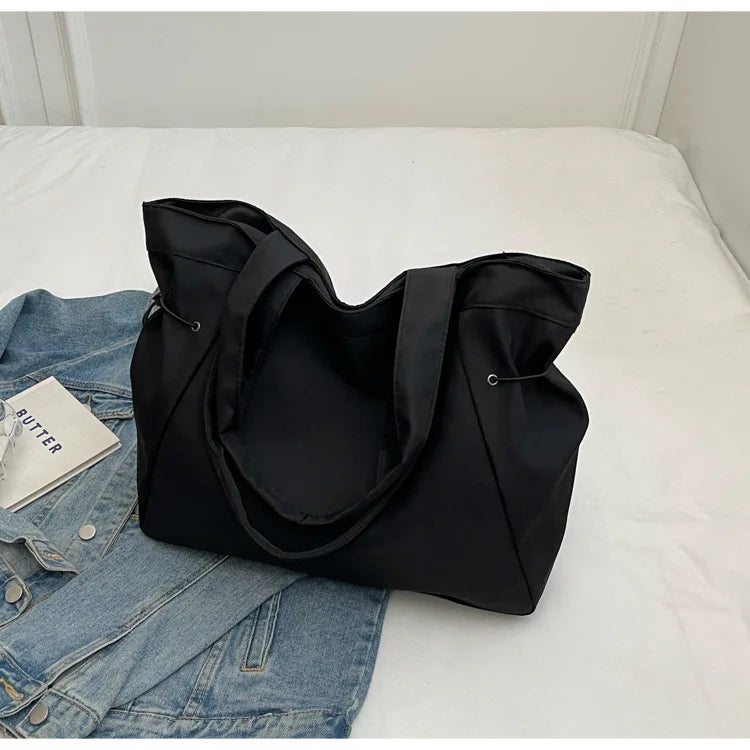 Large Capacity Casual Tote Bag | Simple Travel Handbag & Aesthetic Shoulder Bag Luxegan