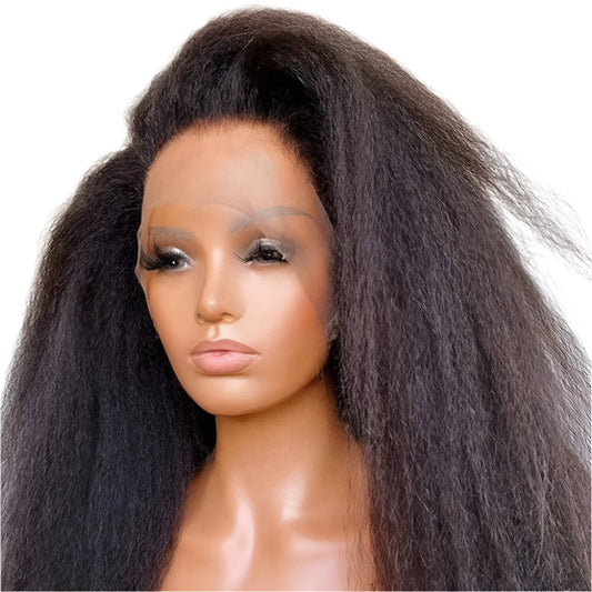 180% Density 13x4 Bone Straight Bob Wig | Brazilian Remy Hair | Transparent Lace Frontal Wig
