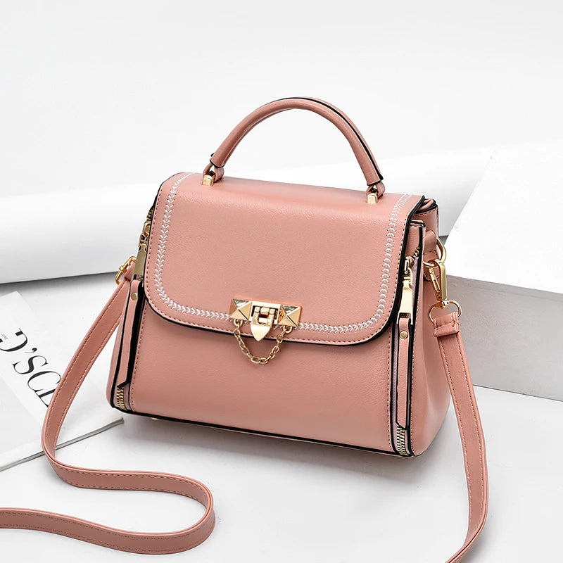 Premium Brand Women’s Travel Handbag | Fashion PU Leather Doctor Bag | High-Quality Ladies’ Crossbody Messenger & Professional Shoulder Bag Luxegan