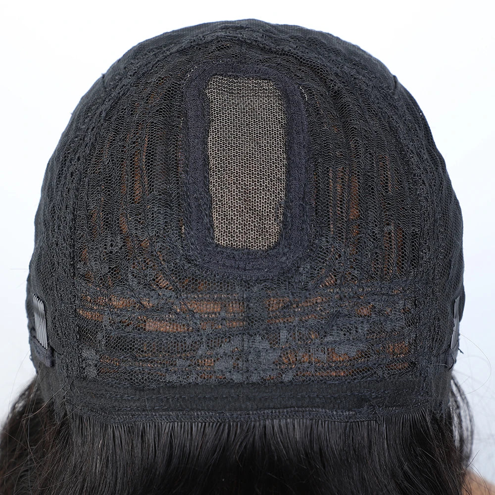 "Put On & Go" Straight Bob Wig | Easy Wear Human Hair with Bangs & Realistic Scalp Luxegan