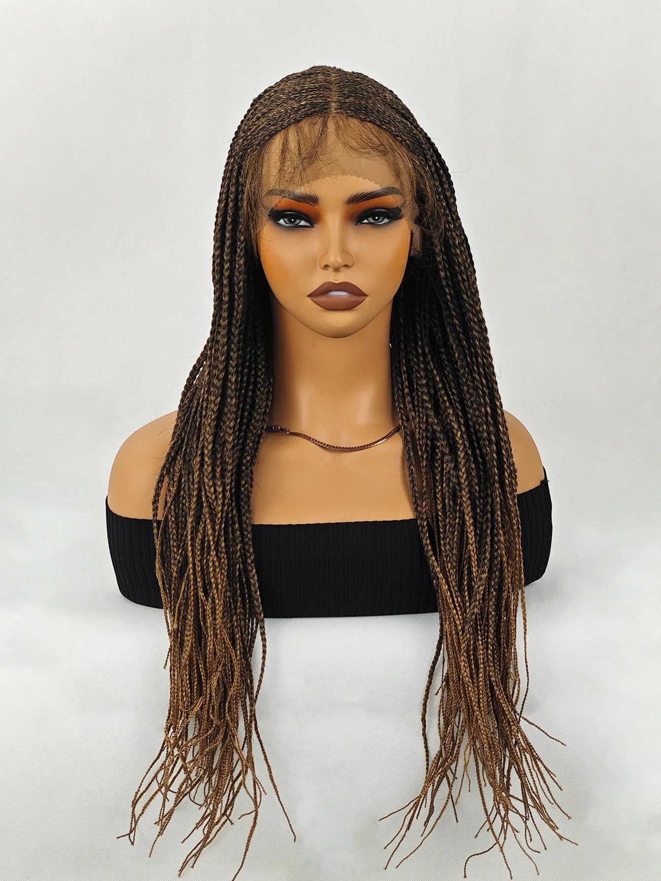 Long Curly Braided Wig | Synthetic Braiding Wig | Daily Use | 26+ Inches