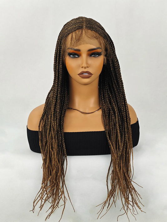 Long Curly Braided Wig | Synthetic Braiding Wig | Daily Use | 26+ Inches