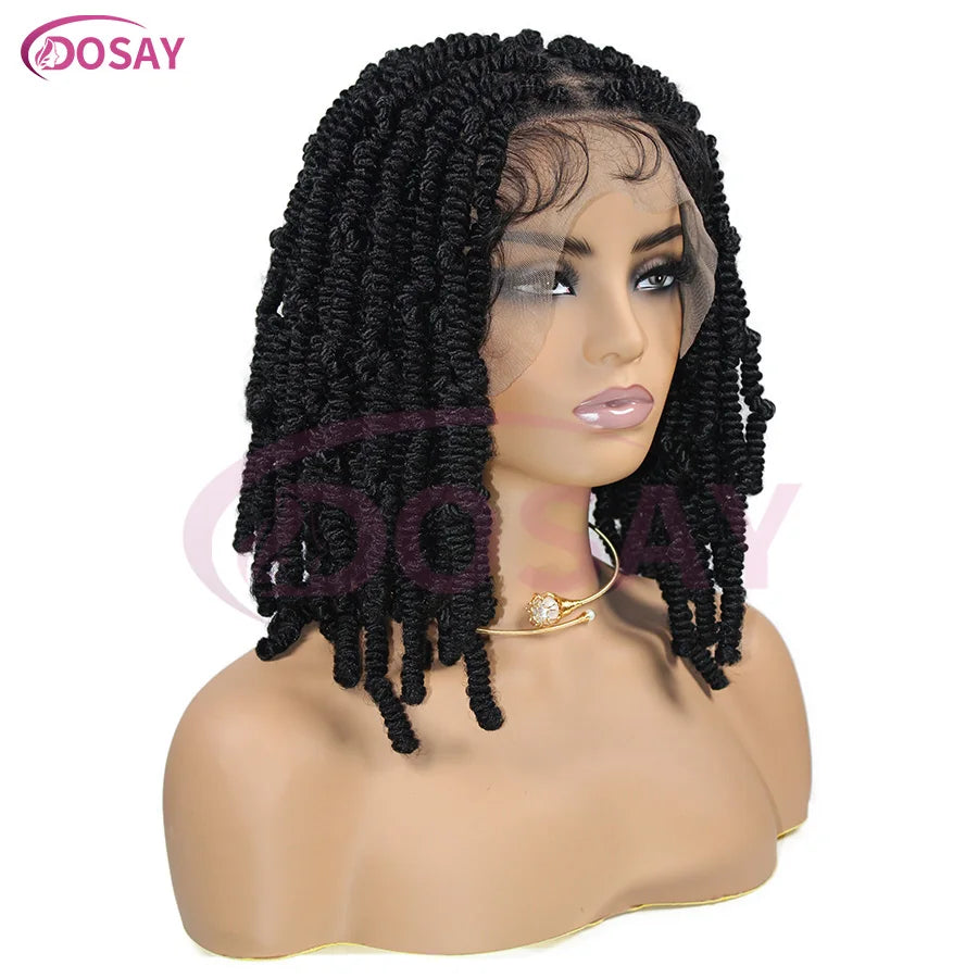 36" Fulani Cornrows & Knotless Box Braids Wig | 360 Full Lace | Baby Hair | Black Women Luxegan