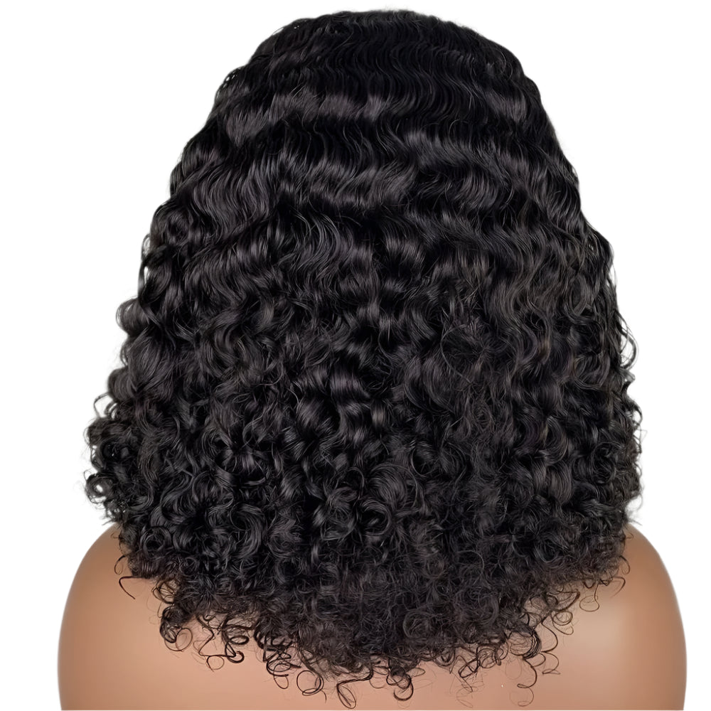 Kinky Curly Bob Wig | 13x4 Lace Front | Glueless | Wet & Wavy | Remy Human Hair