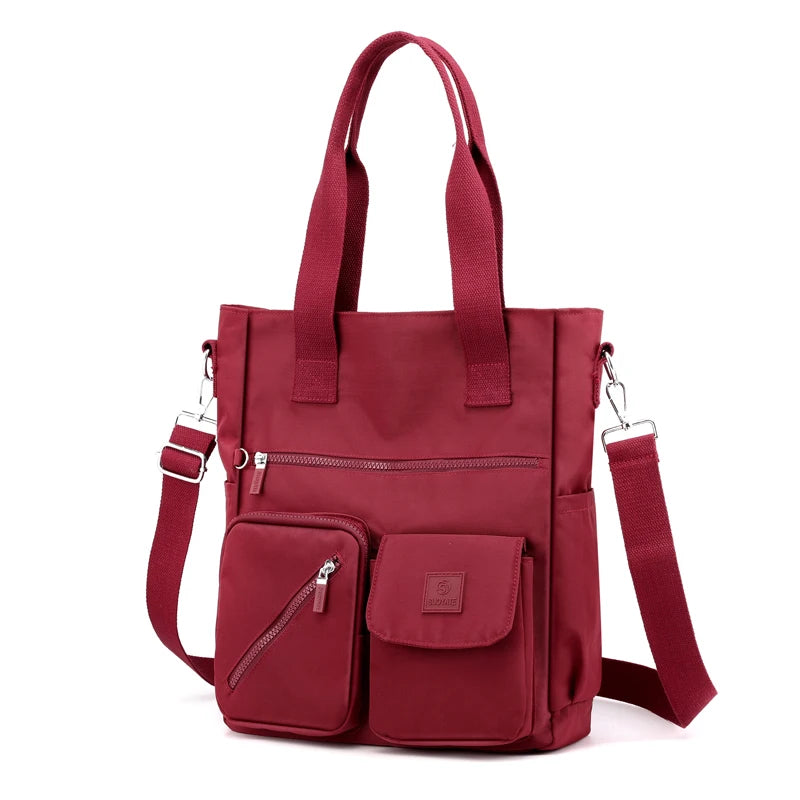Women's Shoulder Bag High Quality Top-handle Bag Nylon Female Travel Bags | Large Capacity Shopping Bags Crossbody Bag For Ladies Luxegan