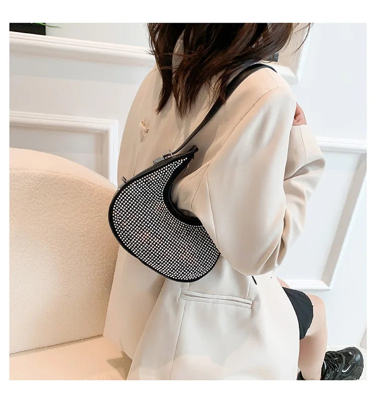 Diamond Quilted Shoulder Bag | Summer Chain Crossbody Handbag Luxegan