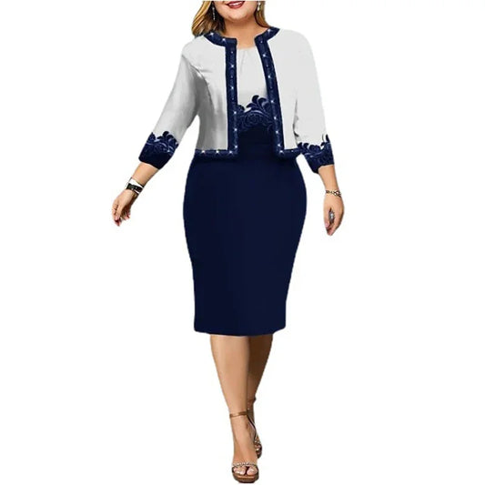 Trajes de Vestir para Mujer Sólidos, Nuevos, Primavera Verano, Cardigan con Estampado Floral y Vestido sin Mangas, Conjuntos Casuales Elegantes de Dos Piezas