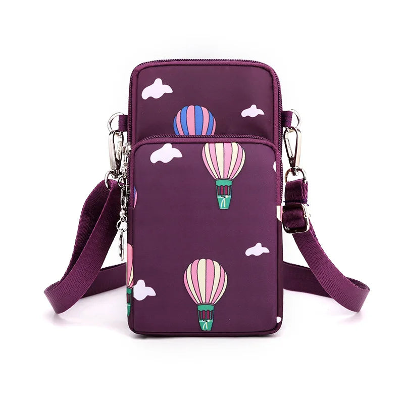 New Women's Mobile Phone Bag | Nylon Cell Phone Bag, Small Crossbody Bag & Travel Purse Luxegan