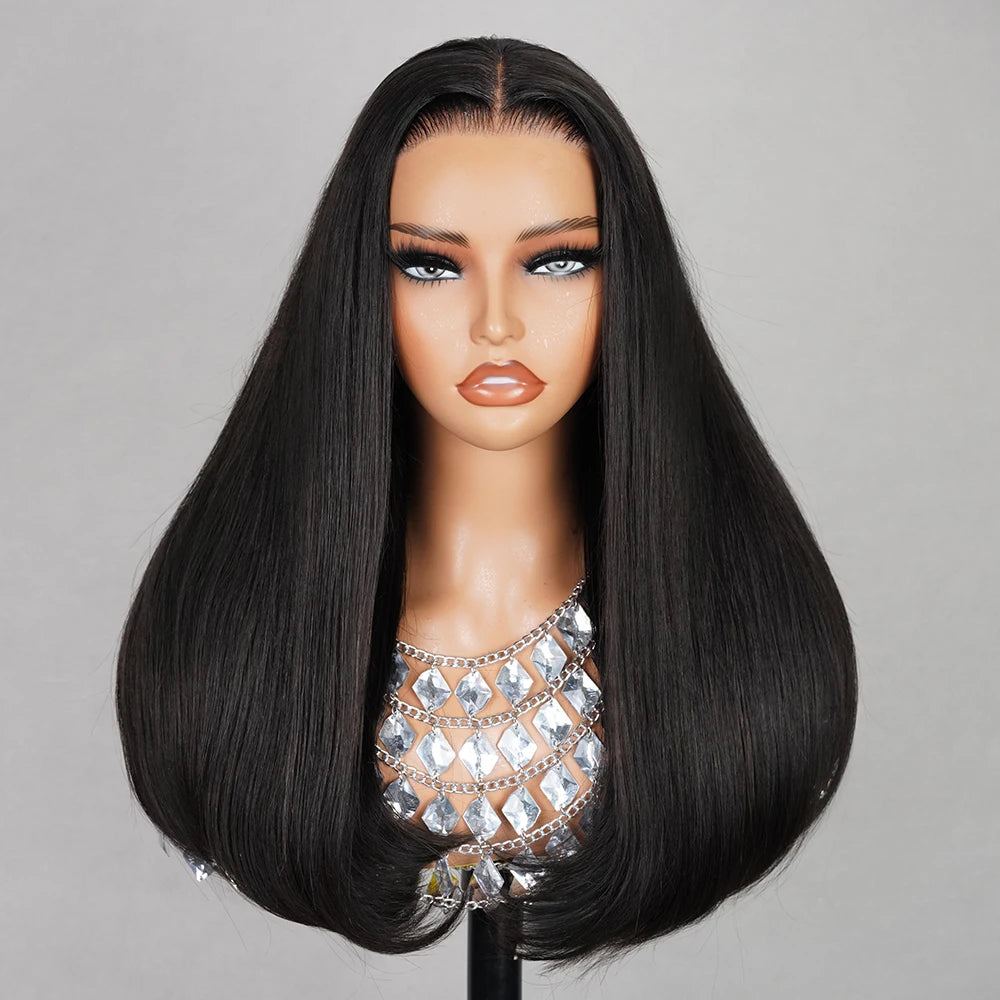 15A Super Double Drawn Straight Wig | 210% Density Glueless Pre-Cut 6x5 Lace Frontal Vietnamese Virgin Human Hair Luxegan