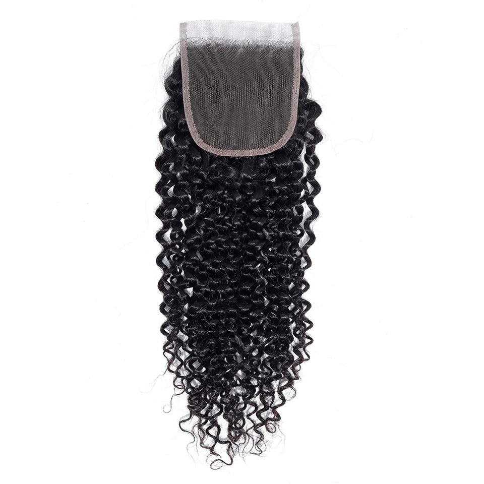 Kinky Curly HD Lace Frontal & Closure | 13x4 / 4x4 Brazilian Remy Human Hair Luxegan