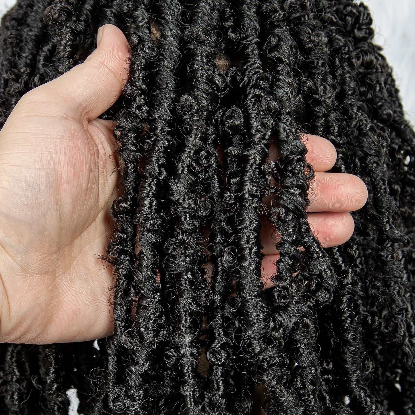 KIMA Box Braids Wig | Lace Front | Baby Hair | Synthetic Braided Wig Luxegan