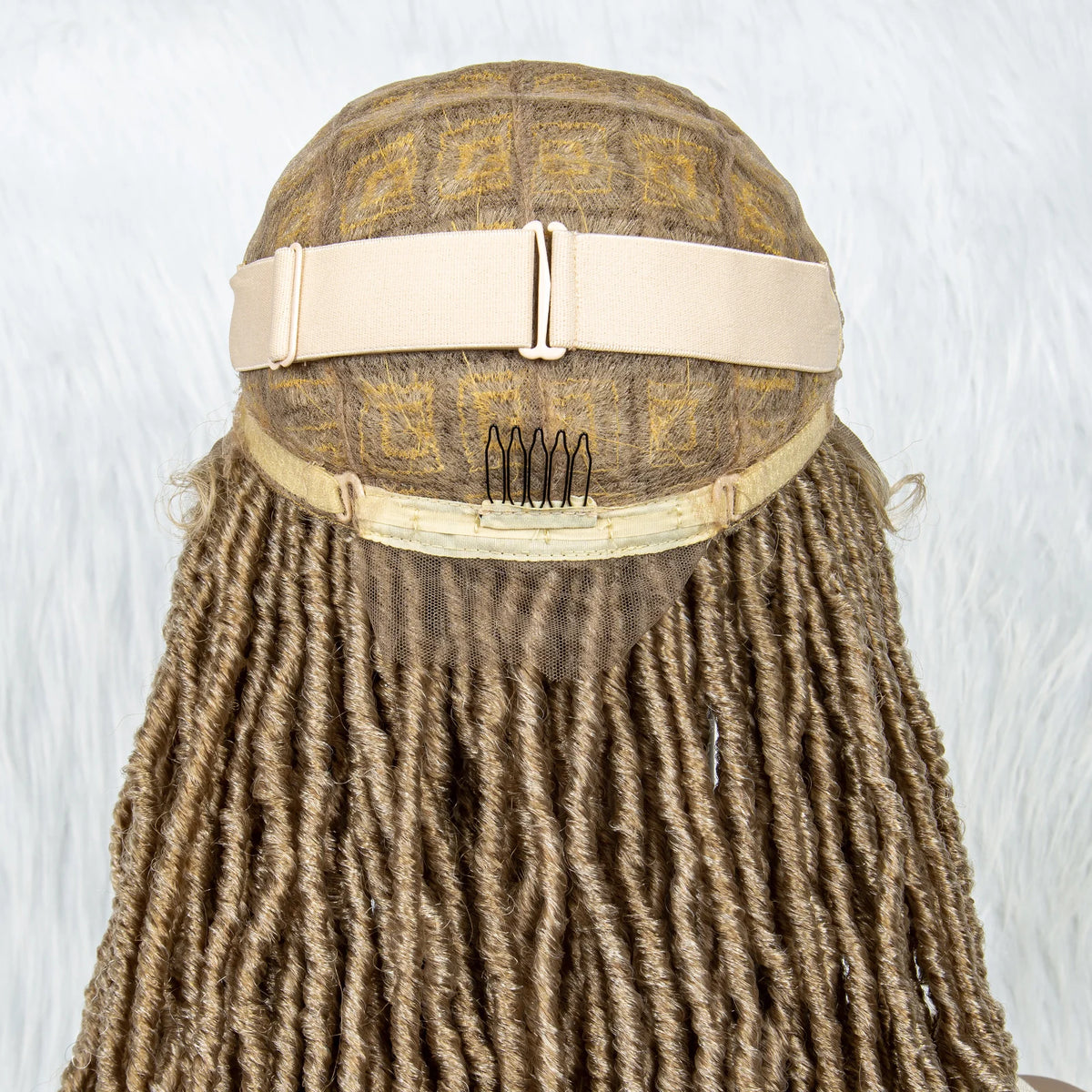 Pink & Blue Braided Wig | Full Lace Butterfly Locs & Dreadlocks
