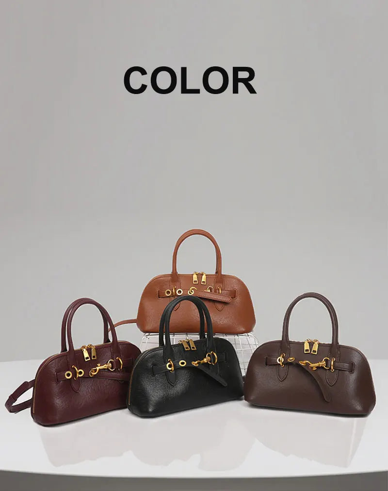 Luxury Designer Women's Bag | Genuine Leather Vintage Handbag & Cowhide Crossbody Luxegan