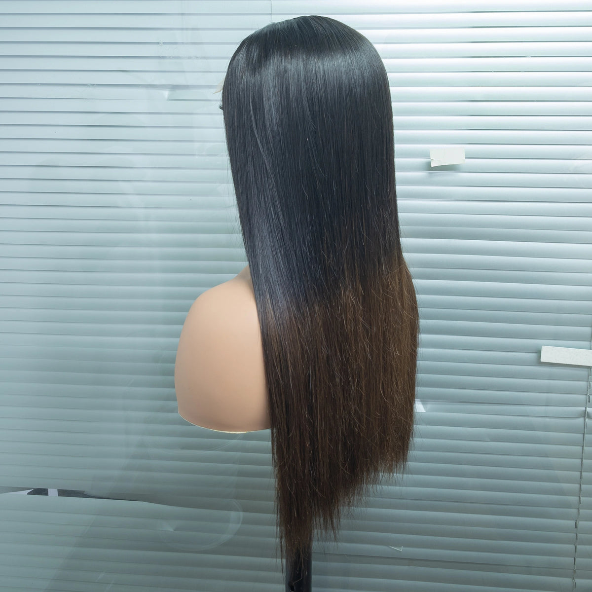 300% Density Vietnamese Raw Human Hair Bob Wigs 2x6 HD Lace Closure Bone Straight Bob Wigs Chocolate Brown 1BT4 Short Bob Wigs