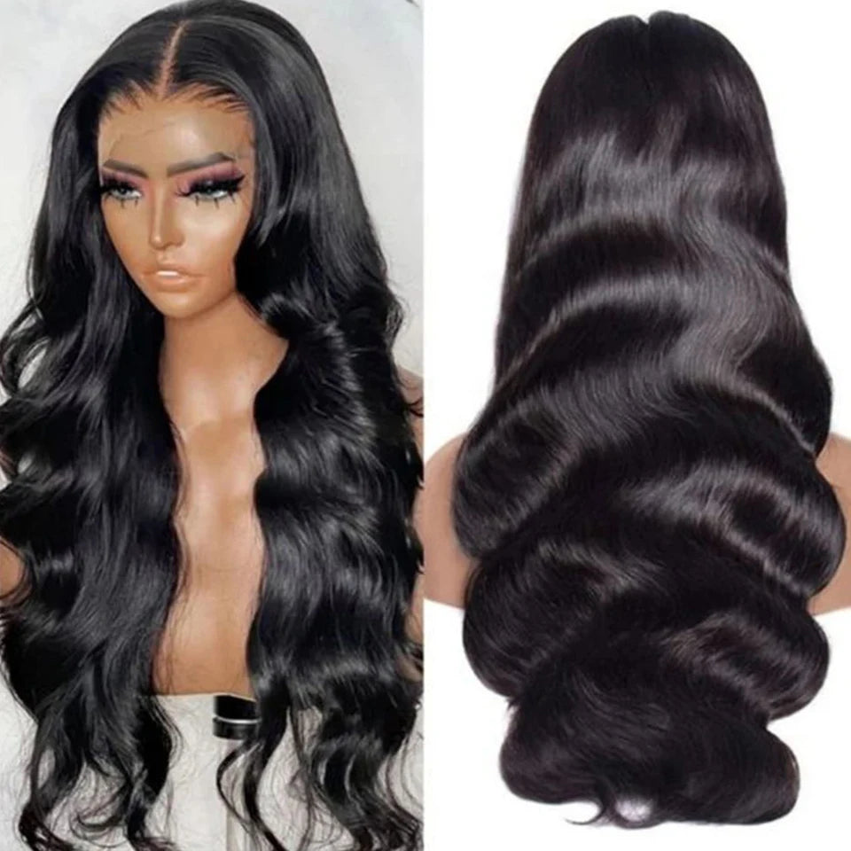 Indian Body Wave Transparent Wear-to-Go T-Part Lace Wig | Human Hair Lace Front (On Sale Clearance) Luxegan