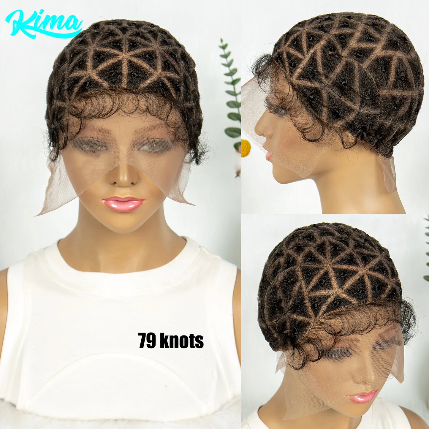 KIMA Braiding Wig Cap | Pre-Parting for Crochet Goddess Braids with Baby Hair Luxegan