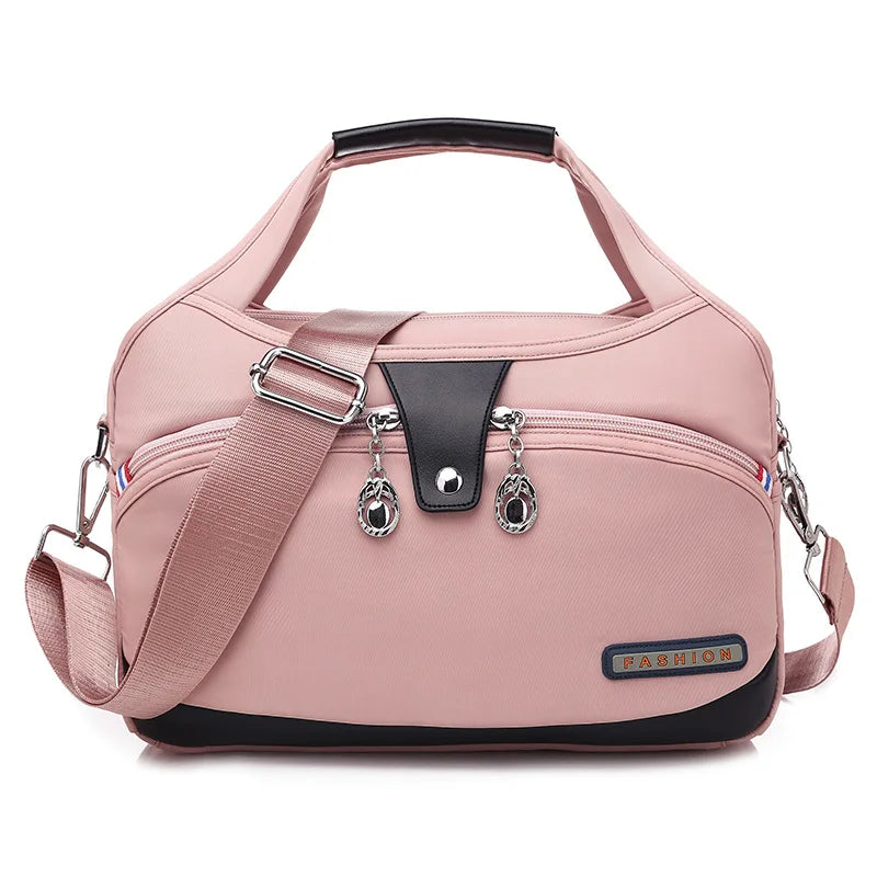 Casual Oxford Shoulder Bag | Female Multi-Function Crossbody Bag & Large Capacity Messenger Handbag Luxegan