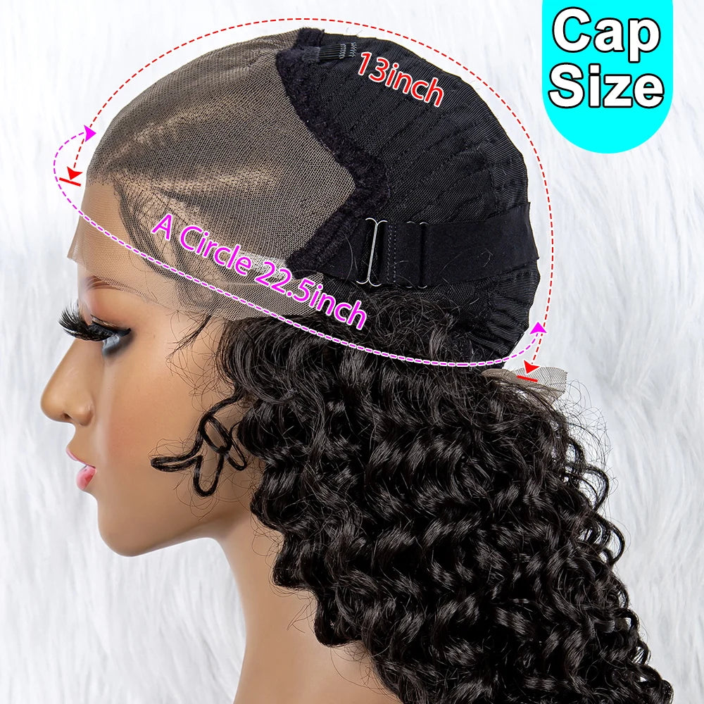 Kinky Curly Braided Bob Wig | Lace Front with Baby Hair Luxegan