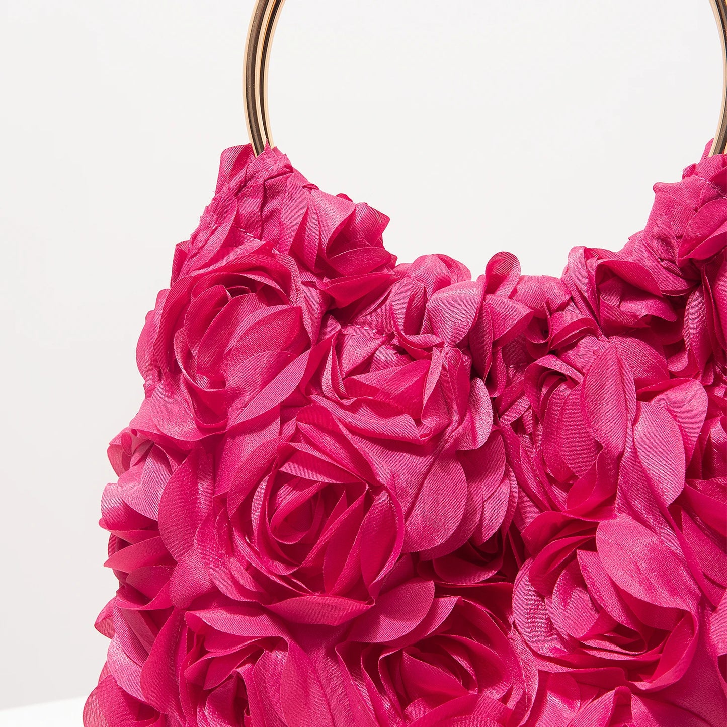 Luxury Rose Flower Tote Bags for Ladies | Elegant Party Bag & Wedding Handbag Luxegan