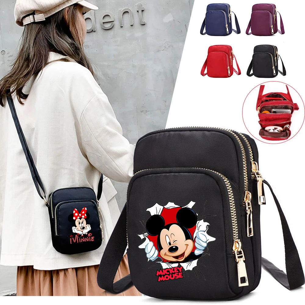 Disney Mickey & Minnie Mouse Shoulder Bag | Girls' Crossbody & Handbag Luxegan