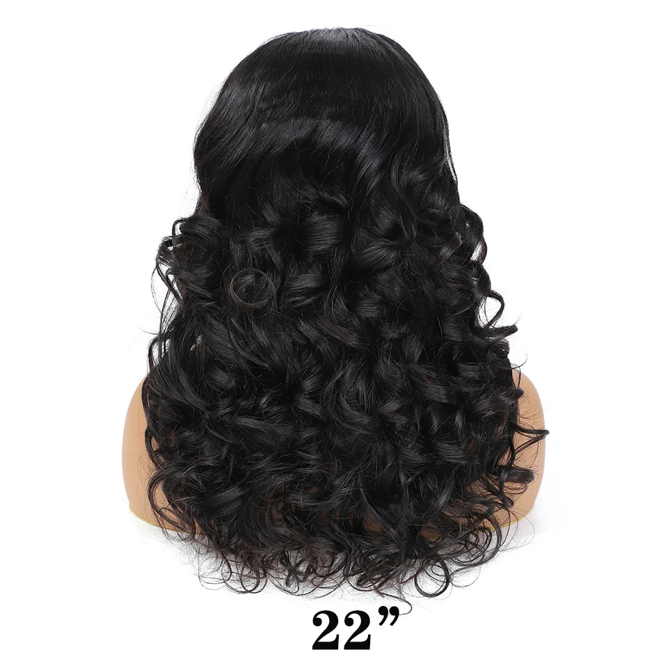 100% Indian Hair | Remy Wear and Go | Glueless | Human Hair | Pre Plucked | Pre Cut | Bouncy | Loose | Body Wave | Lace Front Wigs