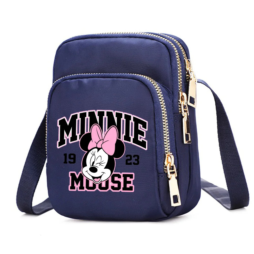 Mickey & Minnie Mouse Shoulder Bag | Cartoon Crossbody Handbag Luxegan