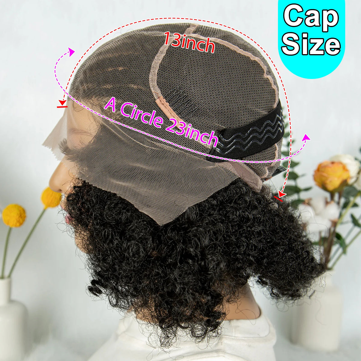 KIMA Peluca trenzada de caja nueva Pelucas sintéticas de encaje completo Longitudes cortas para mujeres negras Hombres Peluca trenzada con pelo de bebé Pelucas trenzadas de caja