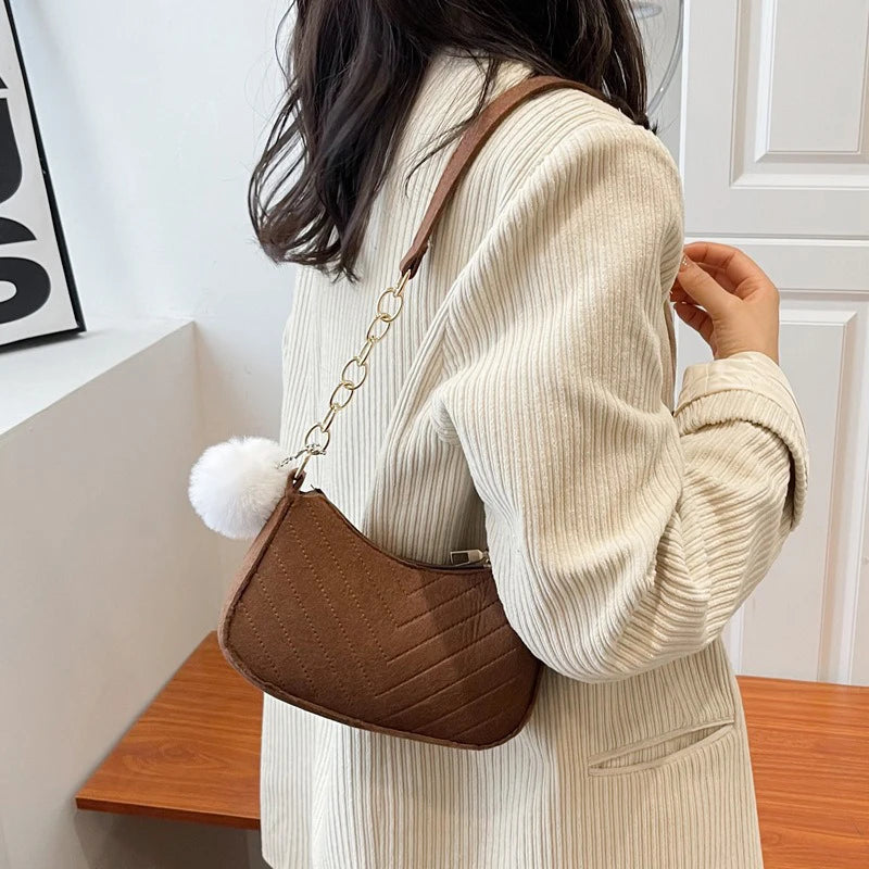 TPU Hard Bucket Armpit Bag | Small Fashion Crossbody Tote Luxegan