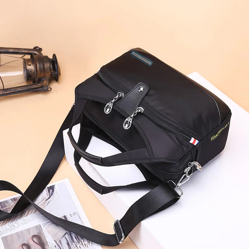 Casual Oxford Shoulder Bag | Female Multi-Function Crossbody Bag & Large Capacity Messenger Handbag Luxegan