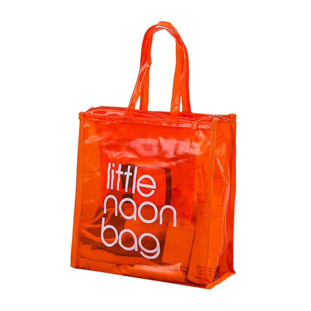 Unisex PVC Transparent Crossbody Bag | Casual Messenger & Travel Organizer Tote Luxegan