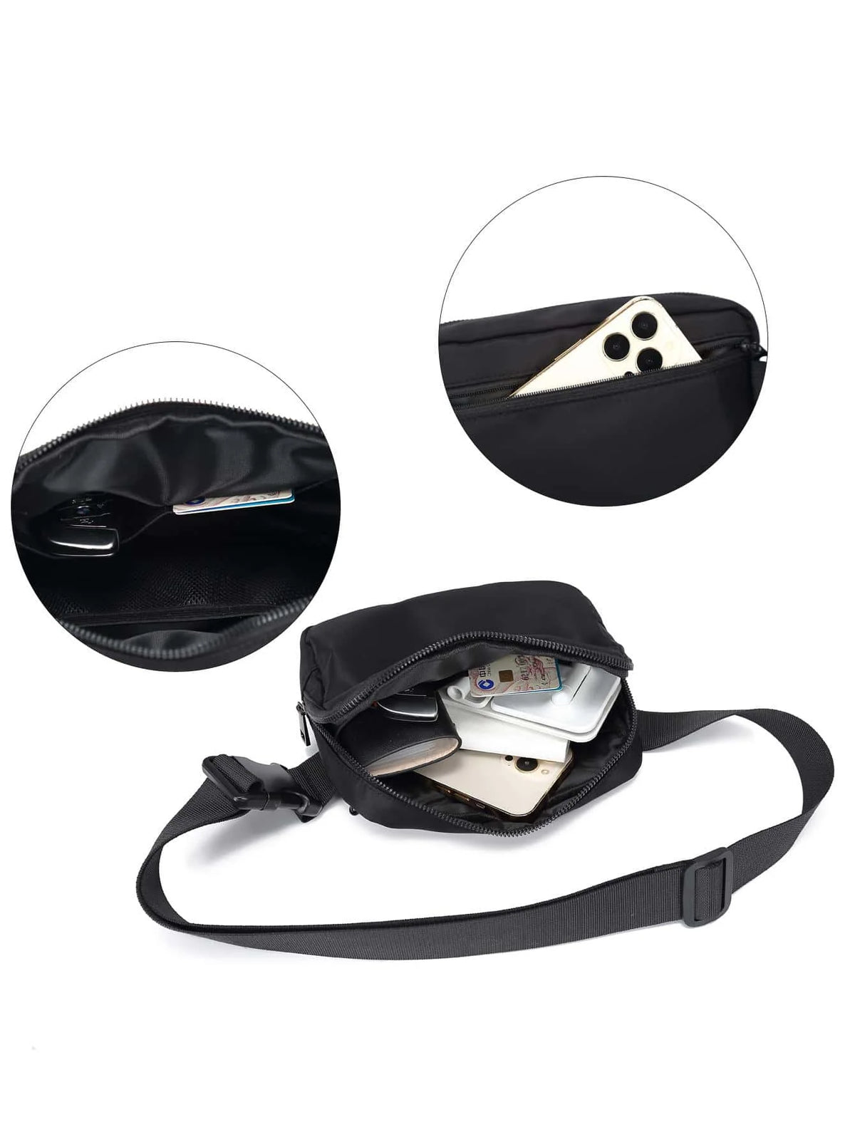 Waterproof Multi-Functional Fanny Pack | Lightweight Casual Waist Bag Luxegan