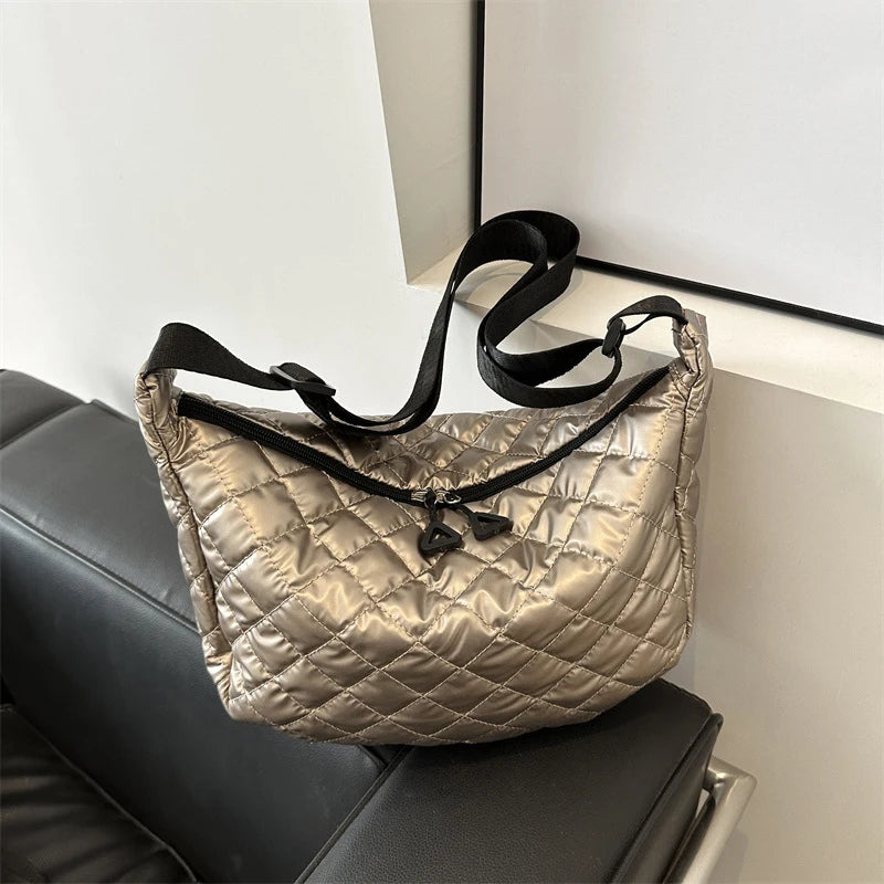 Space Cotton Shoulder Bag | Fashion Square Bag & Crossbody Bag Luxegan