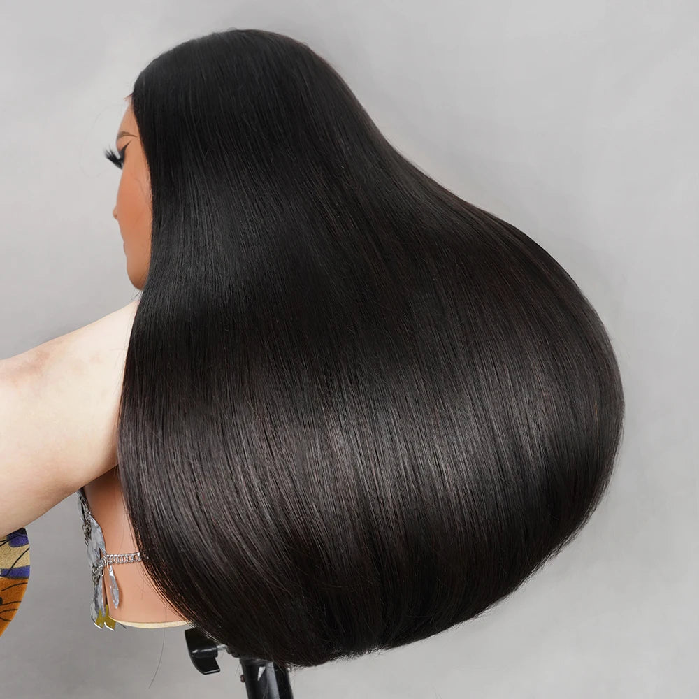 15A Super Double Drawn Straight Wig | 210% Density Glueless Pre-Cut 6x5 Lace Frontal Vietnamese Virgin Human Hair Luxegan