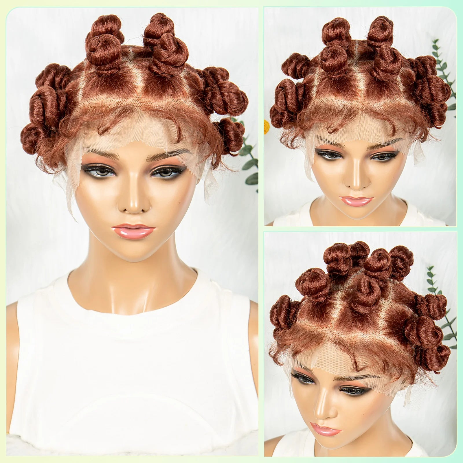 KIMA Easy Install Bantu Braids Wig | Lace Front Luxegan