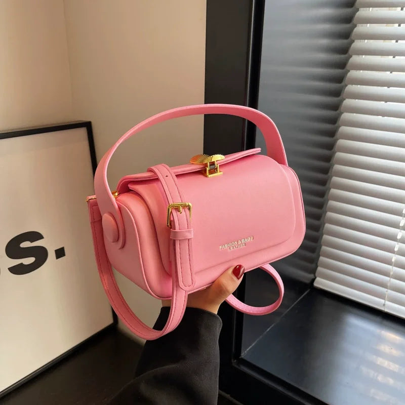 Retro Bucket & Box Bag | Urban Simplicity Crossbody Purse Luxegan