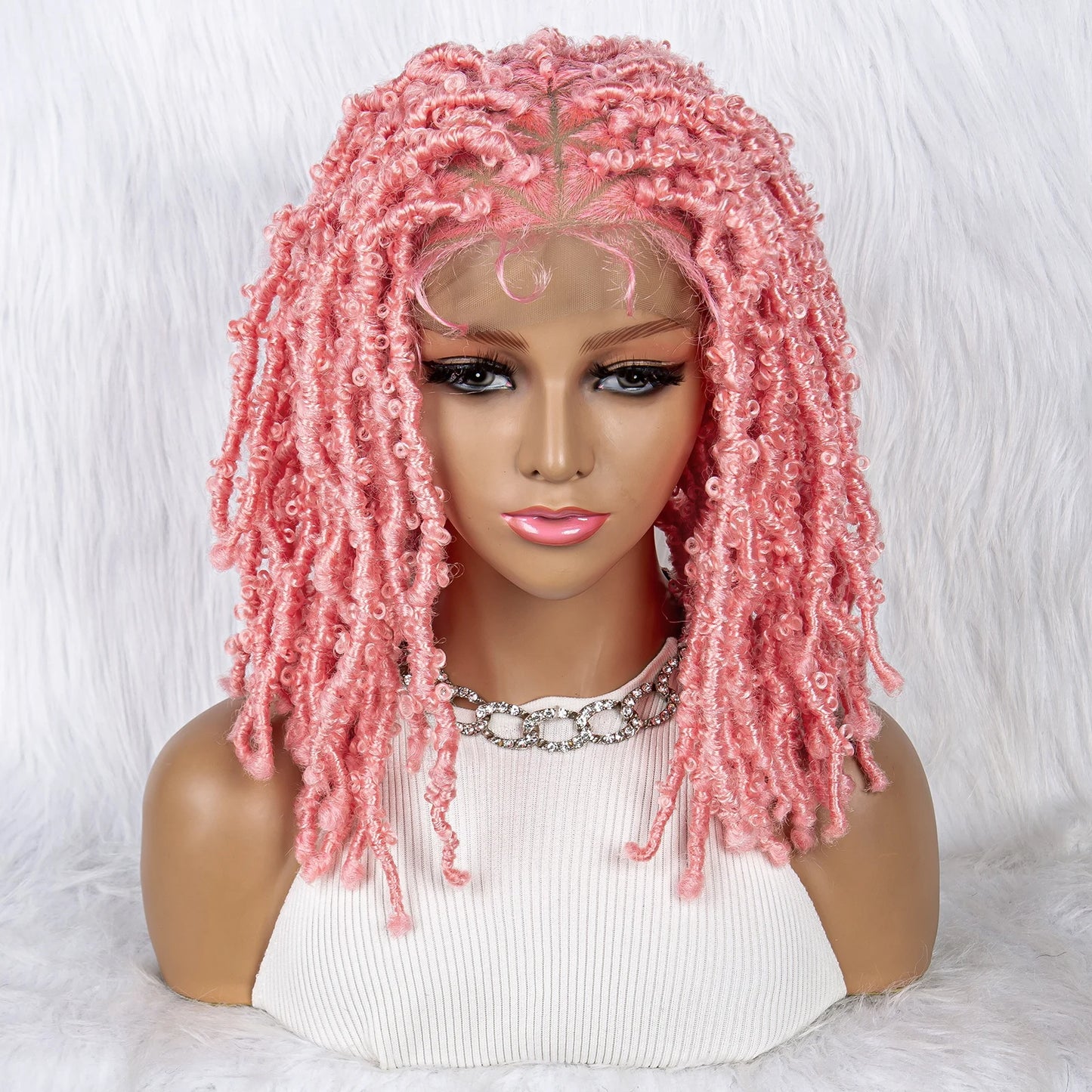 KIMA Box Braids Wig | Lace Front | Baby Hair | Synthetic Braided Wig Luxegan